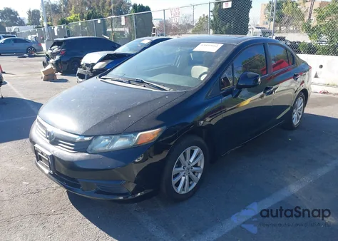 2012 Honda Civic Ex z USA, uszkodzony, nr VIN 2HGFB2F89CH568617